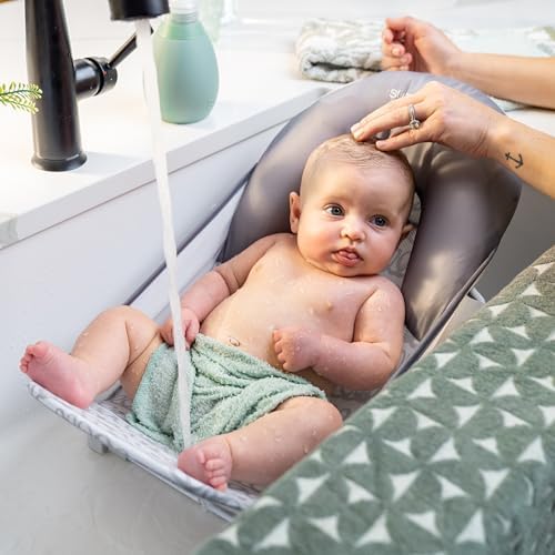 Ingenuity Foldaway 2-Position Baby Bath Seat, Adjustable Support - Image 3