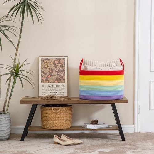 KAKAMAY Large Blanket Basket - Image 6