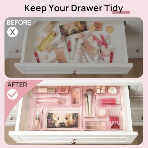 Vtopmart 25 Pack Plastic Drawer Organizers - Image 3