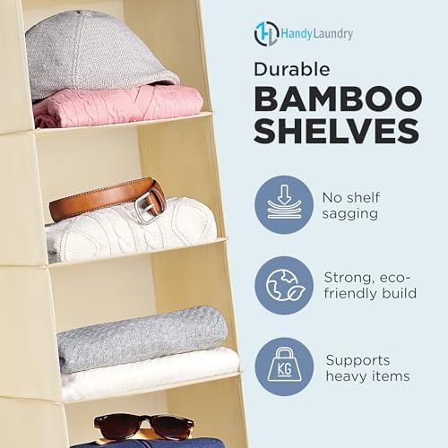 Handy Laundry Hanging Closet Organizer - Image 4