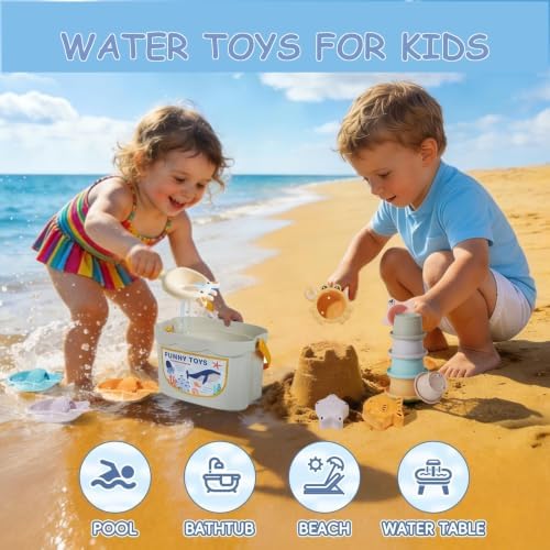 21-Piece Floating Bath Toys for Kids 1 Year and Up - Image 4