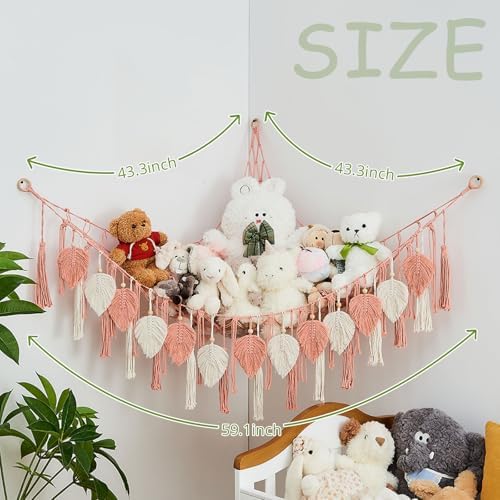 Pretty Jolly Stuffed Animal Storage Hammock - Image 6