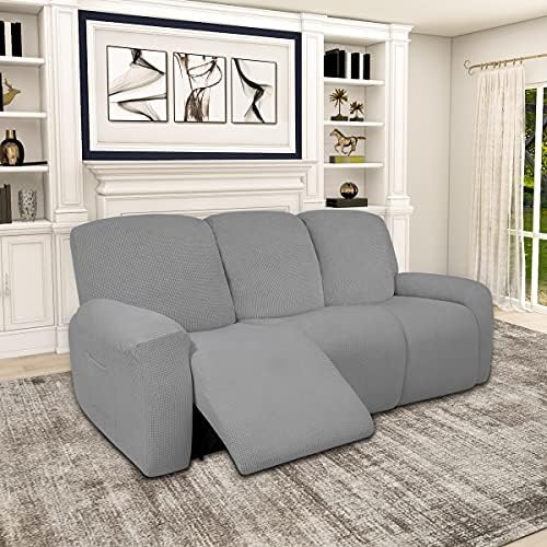 Easy-Going 100% Dual Waterproof Recliner Sofa Cover, 8-Pieces Stretch Relining - Image 2