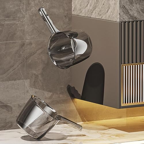 Bath Mugs - Long Handle Water Scoop | 80g Bathing Ladle Spoon | Transparent - Image 2