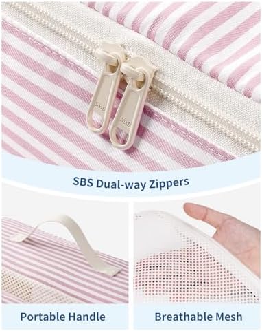 Narwey 7 Set Striped Packing Cubes - Image 4