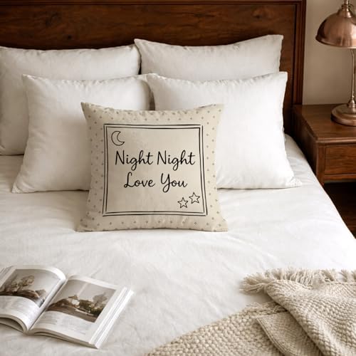 Neutral Nursery Pillow Cover 18x18, Neutral Bedroom Decor, Mid Century Retro - Image 5