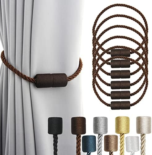 Magnetic Curtain Tiebacks Holdbacks Decorative Tie Backs by CurtainTiebacks