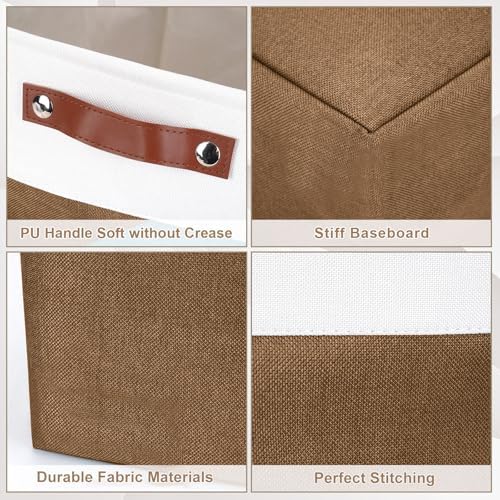 Bagnizer Storage Bins Large Fabric Storage Baskets - Image 5
