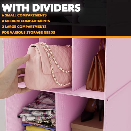 SpaceAid 2 Pack Hanging Closet Organizer and Storage - Image 4