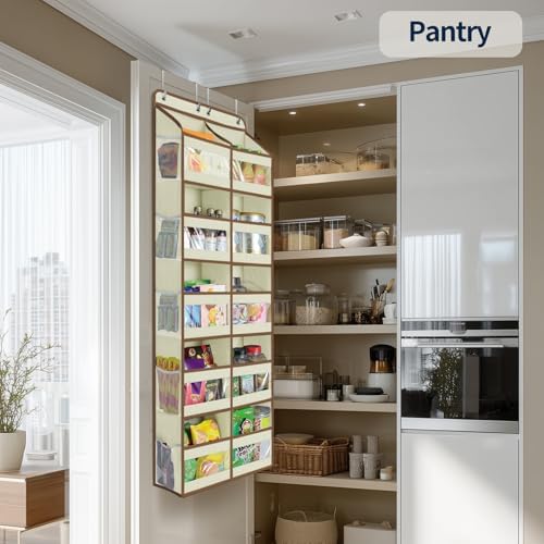 Yecaye 5-Tier Over The Door Organizer Dual-Column, 80lbs Load Over the Door - Image 5