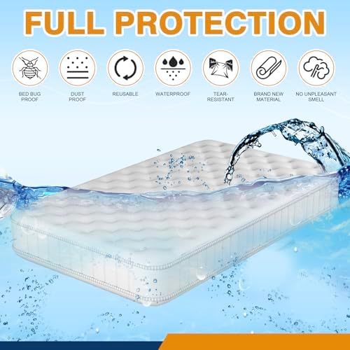 2 PK 4Mil Queen Mattress Bags for Moving – Heavy Duty Plastic Cover for Storage - Image 4