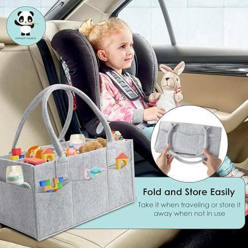 HIPHOP PANDA 2-Pack Diaper Caddy Organizer - Image 7