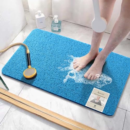 Asvin Soft Textured Bath, Tub Mat, 47x16 Inch, Phthalate Free, Non Slip Comfort by Unknown