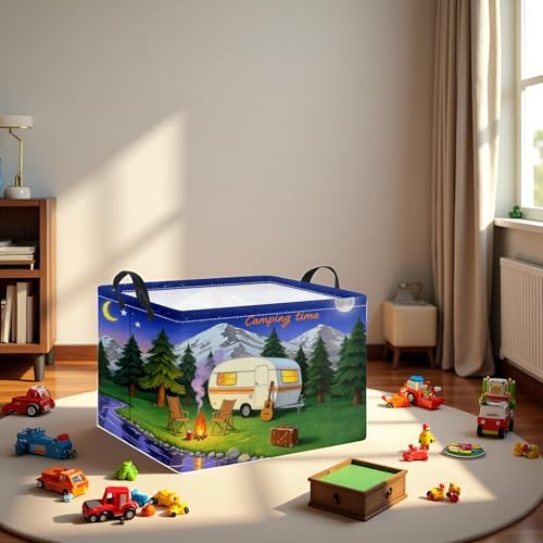 Rectangular Baby Girl Basket Kids Baby Storage Basket Storage Bin Organizer Box - Image 3