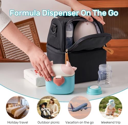 NCVI Baby Formula Dispenser On The Go, Formula Container To Go - Image 4