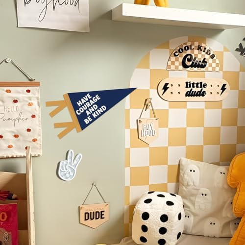 Kids Nursery Playroom Classroom Decor Positive Pennant Banner Flags - Image 3