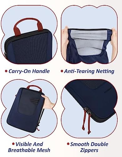 Bagsmart Compression Packing Cubes, Travel Bag Cruise Ship Essentials - Image 6