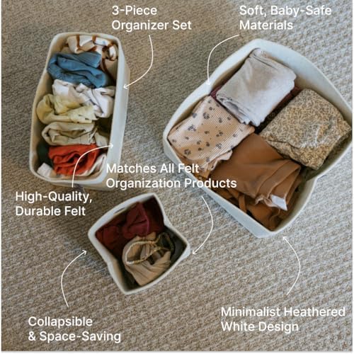 Parker Baby Co Collapsible Felt Drawer Organizers - Image 6
