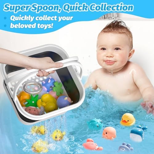 Anivia Foldable Bath Toy Storage Organizer - Image 4