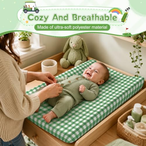 2 Pack Golf Baby Changing Pad Covers - Image 7