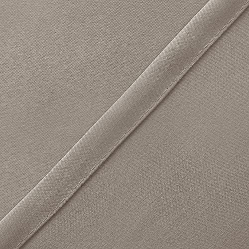 Hiasan Taupe Valance Curtains for Window 60 x 18 Inches 1 Panel - Image 3