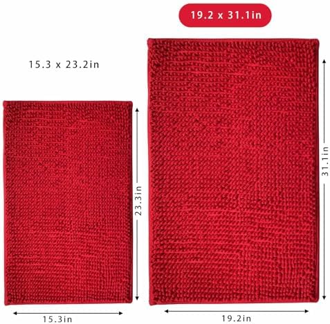 Chenille Bath Mat Microfiber Floor Mat Baby Bath Mat - Image 2