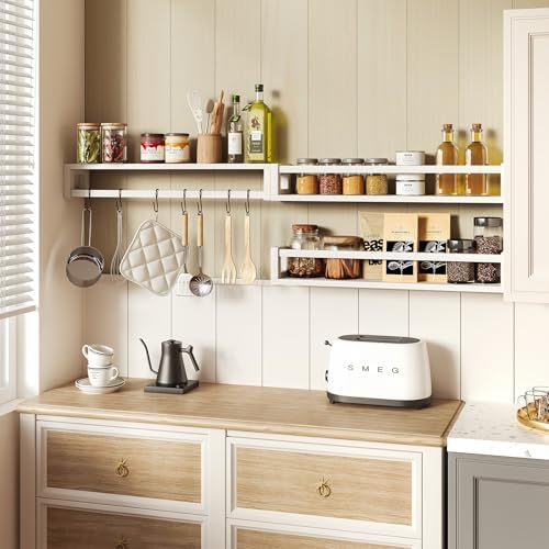 3 Pack 24 Inch Solid Wood Floating Shelves, Nursery Bookshelf - Image 6