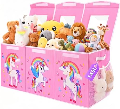 Livole Large Toy Box Collapsible Kids Toy Chest Bins by Livole
