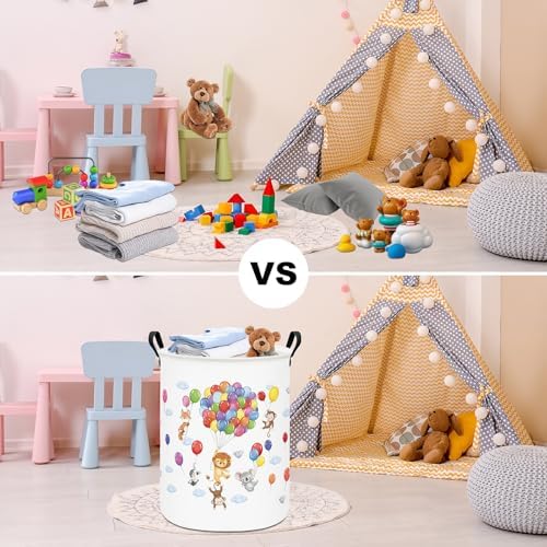 Cute animal Storage Bin Foldable Nursery Basket - Image 7