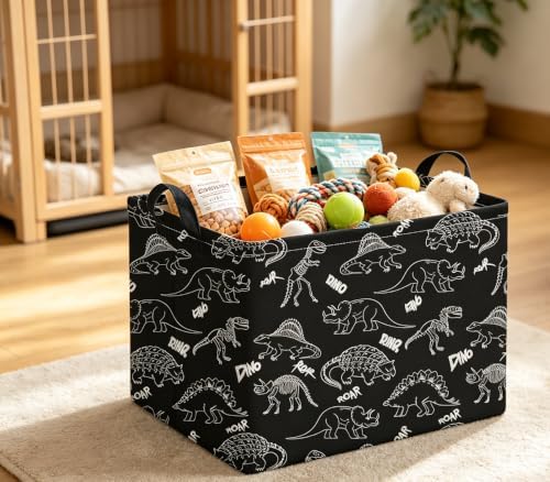 Rectangle Storage Basket with Handles, Collapsible Storage Bin, Books Box - Image 4