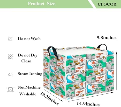 CLOCOR Rectangular Storage Bin, Waterproof Book Box, Room Decor - Image 6