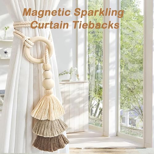 SRG Curtain Tiebacks for Curtains 2 Pack, Decorative Curtain Holdbacks for - Image 5