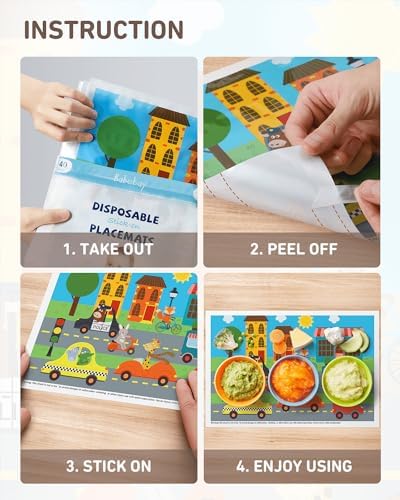 Babebay Disposable Stick-On Placemats - Image 6