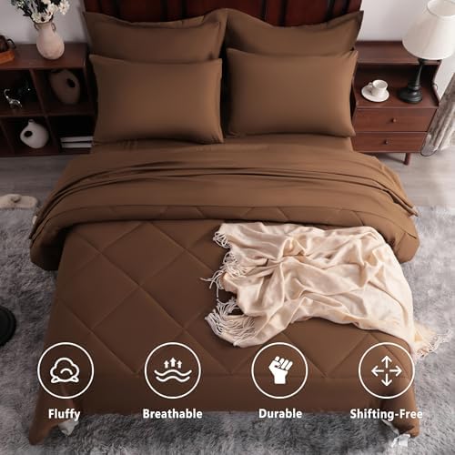 NTBAY King Microfiber Bed in a Bag, Comforter Set - Image 2