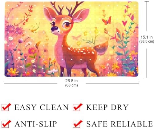 Baby Bath Mat Non Slip 26.8"x15.1" Bathtub Mat - Image 3