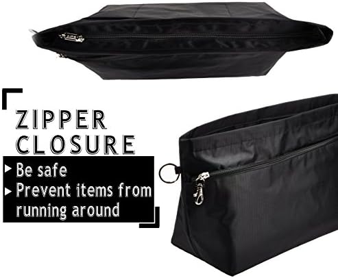 Vercord Handbag Purse Tote Pocketbook Organizer Insert Zipper Closure 11 - Image 6