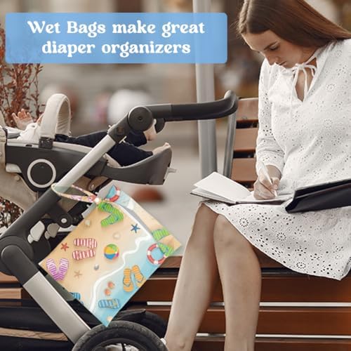 Wet Dry Bag Wet Bag for Swimsuit Water Proof Bags for Beach Wet Bags for Baby - Image 5