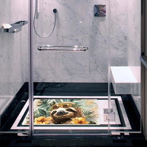 Bath Tub Shower Mat, Washable Bathtub Floor Mats, Suction Cups and Drain Holes - Image 6
