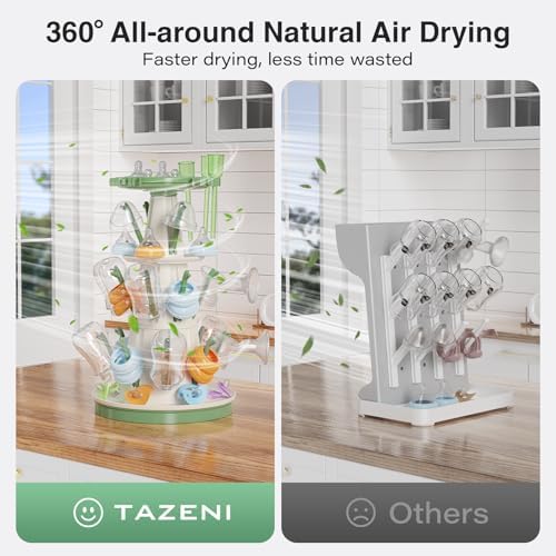 TAZENI Baby Bottle Drying Rack - Image 4