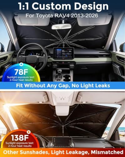 Weektic Custom Windshield Sun Shade Umbrella - Image 2