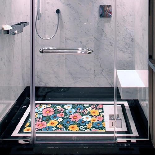 Non Slip Shower Mat Bathtub Mat 15.1x26.8 Inch, Quick Dry Bath Mat - Image 6