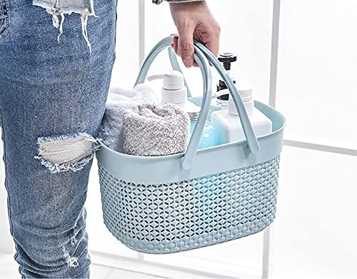 rejomiik 2 Pack Plastic Shower Caddy Basket, Portable Organizer Storage Tote - Image 4