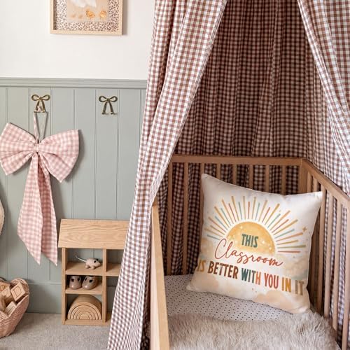 Boho Classroom Homeschool Decor Pillow Cover 18x18 - Image 3