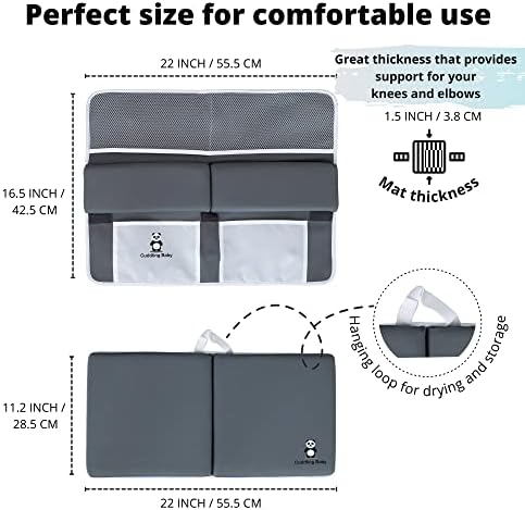 Bath Kneeler & Elbow Rest Pad Set, Non-Slip - Image 6