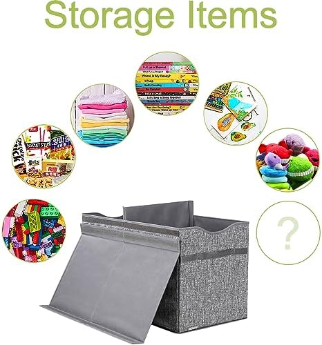 YOLOXO Toy Box Chest, Collapsible Sturdy Storage Bins - Image 4