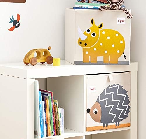 3 Sprouts Toy Storage Cube Bin, Foldable Storage Box - Image 3
