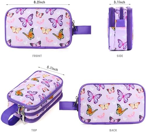 Kids Toiletry Bag for Girls, Travel Toiletry Bag for Little Young Girls - Image 2