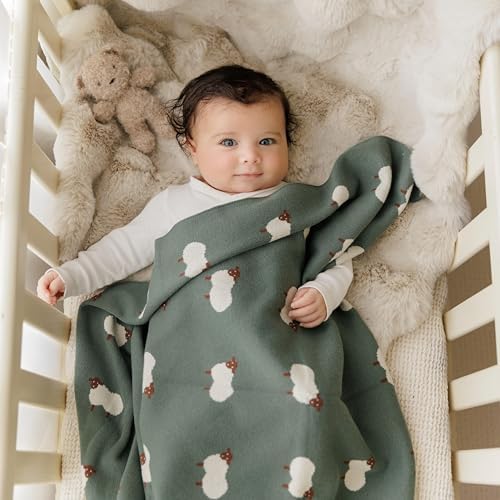 Knit Baby Swaddle Blanket - Image 3
