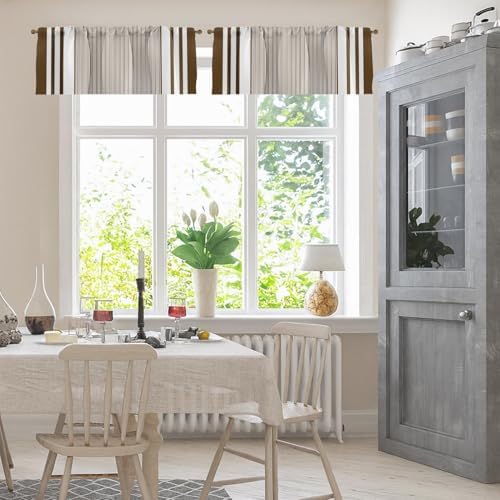 Emvency Valances for Windows, 2 Pack, 52x18 Inch - Image 2