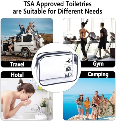 TSA Approved Toiletry Bag 6 Pack - Image 3